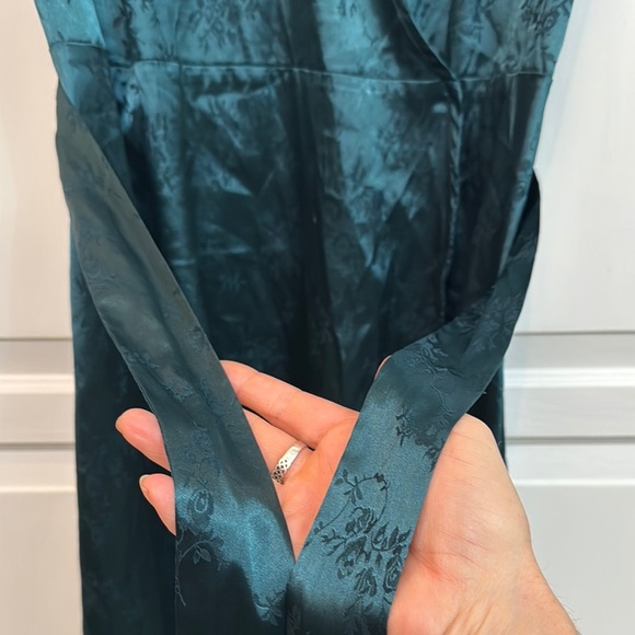 H&M Dark Teal Wrap Dress. Size 12. - Picture 9 of 9